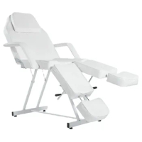 Massage bed, beauty bed, beauty chair, hair salon chair, black and white massage chair, adjustable split massage chair
