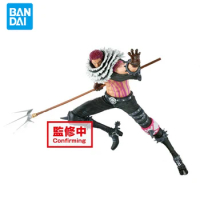 Original Genuine Banpresto One Piece BWFC2 22cm Charlotte Katakuri Figure Figurine Collectible Model Toy For Boyfriend Gifts