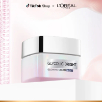Kem đêm dưỡng sáng mờ thâm nám L'Oreal Paris Glycolic (AHA) Bright 50ml