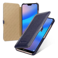 Business Flip Stand Case Huawei P20 Lite Luxury Genuine Leather Phone capa Cover Bag Huawei nova 3e 5.84inch Fundas Skin.