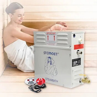 4.5KW Steam Generator Sauna Steam Bath Machine For Home Sauna Room SPA Shower Fumigation Machine With Digital Controller