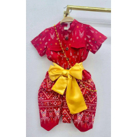 Thai Outfit for Boys: Shirt + Sarong + Waist Cloth