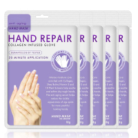 Hand Mask Moisturizing 5 pack Hand Peel Mask Exfoliating Gloves Hand Repair for Dry Hands Treatment
