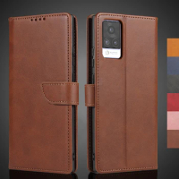 Vivo V21 Case Wallet Flip Cover Leather Case for Vivo V21 5G Pu Leather Phone Bags protective Holster Fundas Coque
