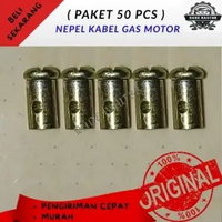 ( HEMAT 50 PCS ) Nepel Kabel Gas Motor | (Save 50 pcs) motorcycle gas cable