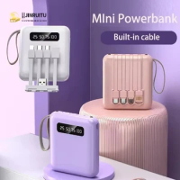 Mini 20000mAh Battery Charger Powerbank Light and Convenient Portable Power Bank for Iphone Type-C Micro