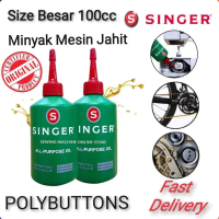 Polybuttons Singer Sewing Machine Oil 80cc Minyak Mesin Jahit Singer 80cc