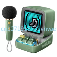 Divoom Pixel Speaker Retro Bluetooth Karaoke Computer Microphone Stereo Singing KTV Small Microphone Gift