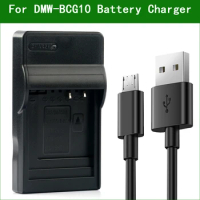 DMW-BCG10 BCG10E BCG10PP DE-A65 Digital Camera Battery Charger for Panasonic DMC-ZS20 ZS25 TZ6 TZ7 TZ8 TZ10 TZ18 TZ20 TZ22