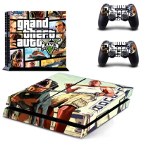 Grand Theft Auto V GTA 5 PS4 Skin Sticker Decal Cover Protector For Console and Controller Skins Vinyl