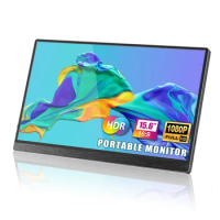 1920*1080P Full HD 1080P Gaming Monitor 15.6 inch Portable Monitor with Type-C USB for Laptop Pc Mobile Phone