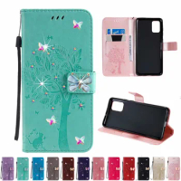 Sunjolly Diamond Case for HTC M8 M9 Flip Wallet Butterfly Rhinestone Phone Leather Case Cover for HTC U11 825 C830 coque fundas