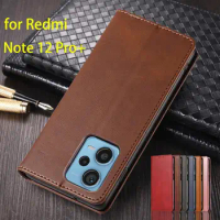 Leather Case for Xiaomi Redmi Note 12 Pro plus 5G (Global EUR RUS) Holster Magnetic Attraction Cover Wallet Case Fundas Coque
