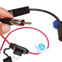1 set AM FM Radio Anti-interference Enhance Auto Electronic Accessories 12V For ANT208 Car Antenna Signal Amplifier Set
