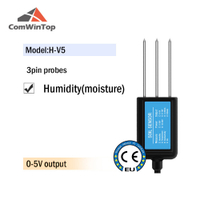 ความชื้นในดินอุณหภูมิความชื้น EC PH NPK Sensor พร้อมอุปกรณ์เสริม4-20mA 0-5V เอาต์พุต RS485China 2023