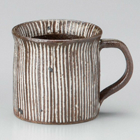 日本製美濃燒馬克杯 十草馬克杯 茶杯 咖啡杯 杯子 杯 茶具 陶瓷馬克杯 日製陶器 陶器 杯器 日本