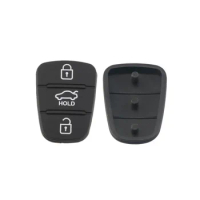 Hindley New Replacement Rubber Pad 3 Buttons Flip Car Remote Key Shell for Hyundai I30 IX35 Kia K2 K5 Key Cover Case