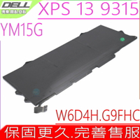 DELL YM15G 電池 戴爾 XPS 13 9315 XPS13-9315-1705S 9315-P1708LTW 9315-WP011KR W6D4H G9FHC