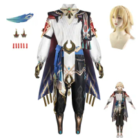Game Anime Cosplay Kaveh Cosplay Oversize Outfit Shoes Wig Accessories Cosplay Costume Halloween Party Clothes attack on titan