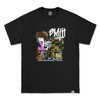 Tshirt Kaos Distro BMTH Bring Me The Horizon Bubur Muhammad Toha Black | Baju Pria Lucu Parody Plese