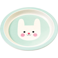 《Rex LONDON》竹纖維餐盤(兔兔21cm) | 餐具 器皿 盤子