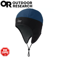 【Outdoor Research 美國 WIND WARRIOR防風透氣保暖護耳帽《藍/黑》】243548/保暖帽