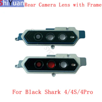 Rear Camera Lens with Frame Holder Rear Housing Cover For Xiaomi Black Shark 4 Pro 4S Back Camera Frame Replacement Parts
