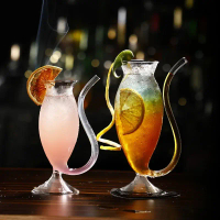 【Dhot】 Creative Halloween Vampire Cup Cocktail Glass Creative Pipe Mold Molecular Cocktail Champagne