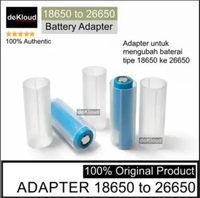 Baterai Adapter 18650 ke 26650 | batre adaptor to battery batere