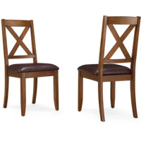 Dining Chair, Set of 2, Brown dining chair