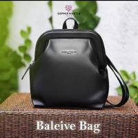 New Style Tas Ransel Wanita Katalog Terbaru 2024 Sophie Martin Paris Baleive Black Kasual Premium Br