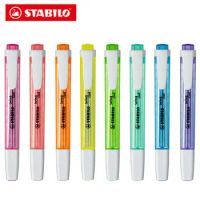 8Colors/Lot Stabilo Swing Cool Pastel Highlighter 275 marker pens 3mm Thick Line Kawaii School Stati