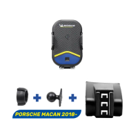 【Michelin 米其林】Porsche 保時捷 Macan 2018- 專用ML99無線充手機架(QI認證 感應自動開合 峰值15W)