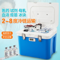 6L/7L保溫箱冷藏箱2-8度戶外便攜式藥品運輸箱疫苗采樣周轉箱