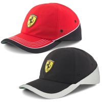 Puma Ferrari 帽子 棒球帽 休閒 法拉利 賽車 紅黑【運動世界】02320001/02320002