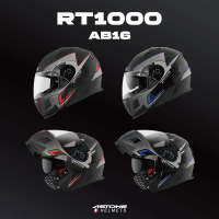 預購 ASTONE 官方直營-RT1000 AB16 可掀式安全帽(黑/藍 平光黑/紅)