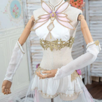 Irelia H Custom size Azur Lane HMS Albion Cosplay Costume Albion bride dress female