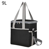 9L Cooler Bag Large Insulated Bag Outdoor Picnic Beach Thermal Bag Cooler Car Refrigerator For Food Thermal Bag Lunch Box 9L