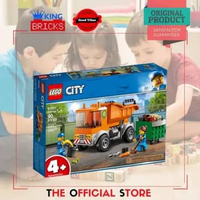 LEGO Original CITY 60220 Garbage Truck - Mainan Anak Edukasi Lego Mobil Sampah Kreatif Truk