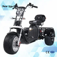 Long Range Off Road 3 Wheels Tricycle Electric Mope Scooter Fast E