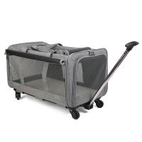 貓包外出拉桿大容量兩只貓咪透氣超大號狗狗便攜行李箱寵物拉桿箱