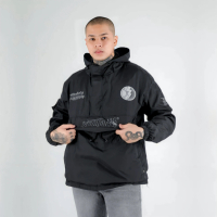 Southweek Cagoule Jacket Parachute Outdoor Waterproof Windbreaker Madness Black | Jaket Cagoule Para