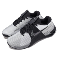 【NIKE 耐吉】訓練鞋 Wmns Metcon 8 PRM 女鞋 銀 黑 健身 舉重 緩震 運動鞋(DQ4681-100)