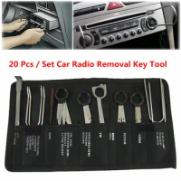 Professional Removal Install Key Tool Kit for Car Radio Stereo Audio CD Player 20Pcs
