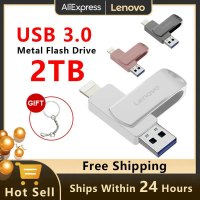 USB เลโนโวประเภท C แฟลชไดร์ฟ2 In 1 USB 3.0เป็น Lightning อินเตอร์เฟซ Pendrive ความเร็วสูง USB แฟลชดิสก์สำหรับแล็ปท็อป // PC