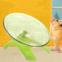 Small Hamster Wheel Hamster Toy Hamster Flying Running Saucer Running Exercise Wheel ?For Hamster Guinea Pig Running Wheel