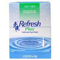 Refresh Plus亮視滋潤滴眼液 (單支獨立包裝) (30支)  眼藥水 人工淚液