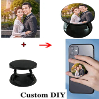 DIY Custom stand for mobile phone and tablet Round Cute Finger baseus Phone Holder Expanding Stand Grip Pocket Socket Foldable