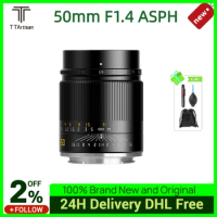 TTArtisan 50mm F1.4 ASPH Full Frame Manual Focus Lenses for Sony E Canon RF Nikon Z Leica L mount Cameras