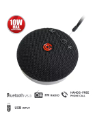 SonicGear SonicGear SonicGo 2 Plus Black Bluetooth Portable Speaker with Mic | FM Radio | USB Playback